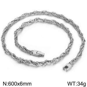 Stainless steel necklace - KN233283-KFC
