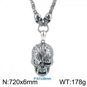 Stainless Steel Necklace - KN234470-Z