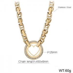 Stainless steel necklace - KN235261-Z
