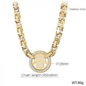 Stainless steel necklace - KN235263-Z
