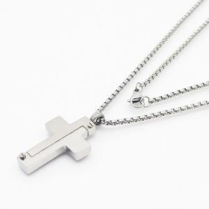 Stainless Steel Necklace - KN235907-AQ