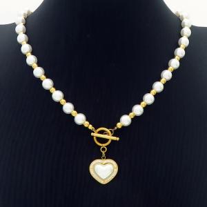 Shell Pearl Necklaces - KN236417-SP