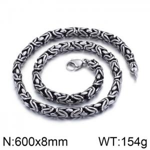 Stainless Steel Necklace - KN25318-BD