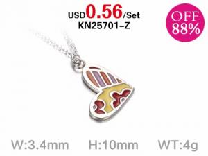 Loss Promotion Stainless Steel Necklaces Weekly Special - KN25701-Z
