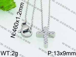Stainless Steel Necklace - KN25741-JE