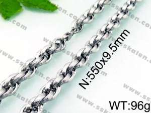 Stainless Steel Necklace - KN28109-Z