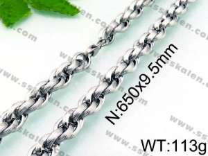 Stainless Steel Necklace - KN28111-Z