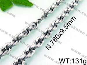 Stainless Steel Necklace - KN28113-Z