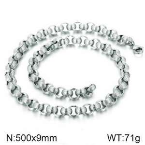Stainless Steel Necklace - KN28114-Z