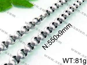 Stainless Steel Necklace - KN28115-Z