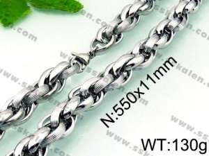 Stainless Steel Necklace - KN28121-Z