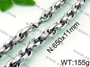 Stainless Steel Necklace - KN28123-Z
