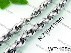 Stainless Steel Necklace - KN28124-Z