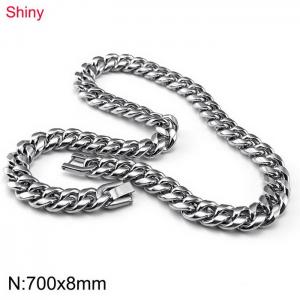 Stainless Steel Necklace - KN282251-Z