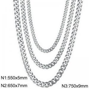 Stainless Steel Necklace - KN282638-Z