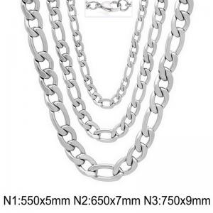 Stainless Steel Necklace - KN282652-Z