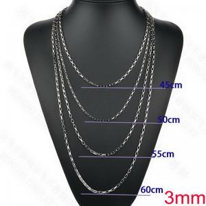 Stainless Steel Necklace - KN282662-Z