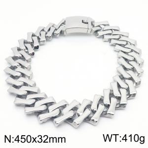 Stainless Steel Necklace - KN282968-KJX