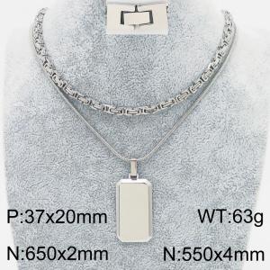 Stainless Steel Necklace - KN283139-KFC