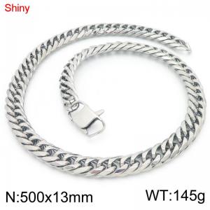 Stainless Steel Necklace - KN283477-Z