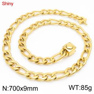 SS Gold-Plating Necklace - KN283572-Z