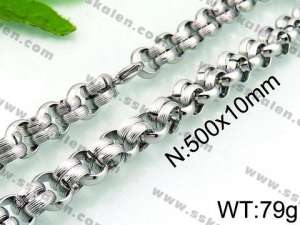Stainless Steel Necklace - KN28363-Z
