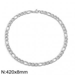 Stainless steel 3:1NK chain necklace - KN283972-Z
