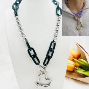 Stainless Steel Necklace - KN284818-NJ