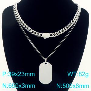 Stainless Steel Necklace - KN292302-Z