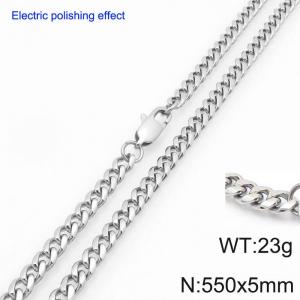 Stainless Steel Necklace - KN297395-Z