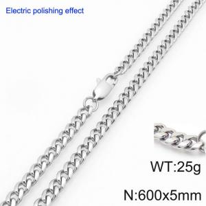 Stainless Steel Necklace - KN297396-Z