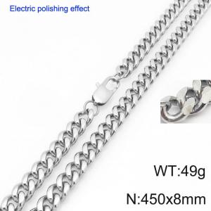 Stainless Steel Necklace - KN297477-Z