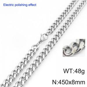 Stainless Steel Necklace - KN297483-Z