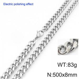 Stainless Steel Necklace - KN297484-Z