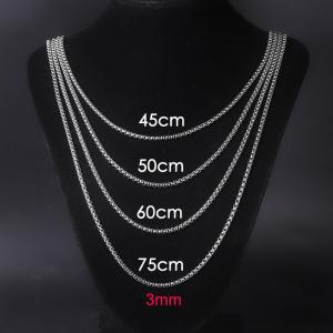 Stainless Steel Necklace - KN297813-Z