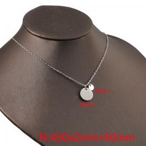 Stainless Steel Necklace - KN297894-Z