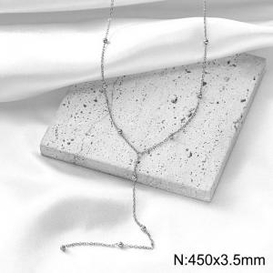 Stainless Steel Necklace - KN297898-Z