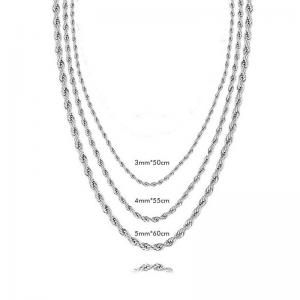 Stainless Steel Necklace - KN297910-Z