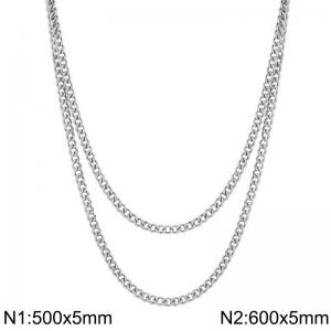 Stainless Steel Necklace - KN297919-Z
