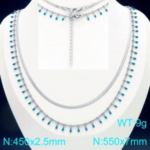 Stainless Steel Necklace - KN298423-Z