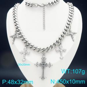 Stainless Steel Necklace - KN298469-Z