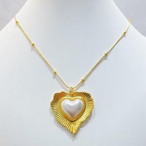 SS Gold-Plating Necklace - KN298756-SXSJ