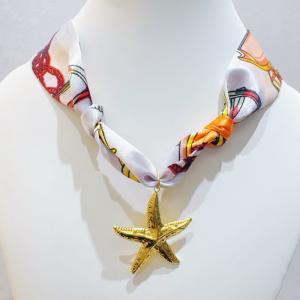 SS Gold-Plating Necklace - KN298824-SXSJ