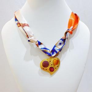 SS Gold-Plating Necklace - KN298828-SXSJ