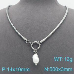 Stainless Steel Necklace - KN299179-Z