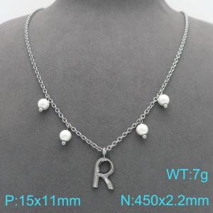 Stainless Steel Necklace - KN299328-Z