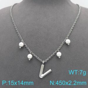 Stainless Steel Necklace - KN299332-Z