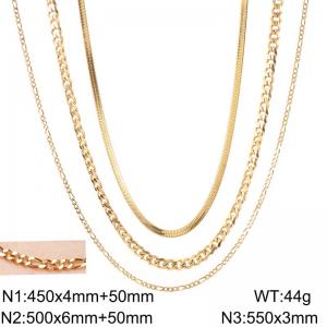 Stainless Steel Necklace - KN299533-Z