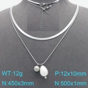 Stainless Steel Necklace - KN299580-Z