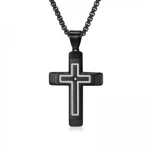 Stainless Steel Necklace - KN299728-WGAS